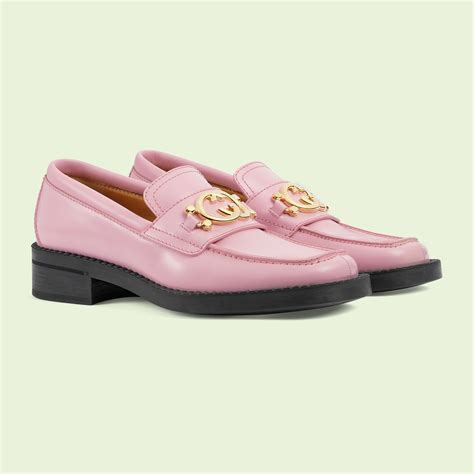 gucci fur loafers pink|red Gucci loafers women's.